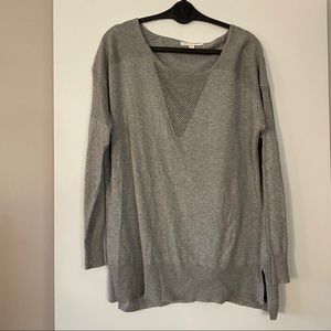 Two by Vince Camuto Lightweight Mesh Sweater